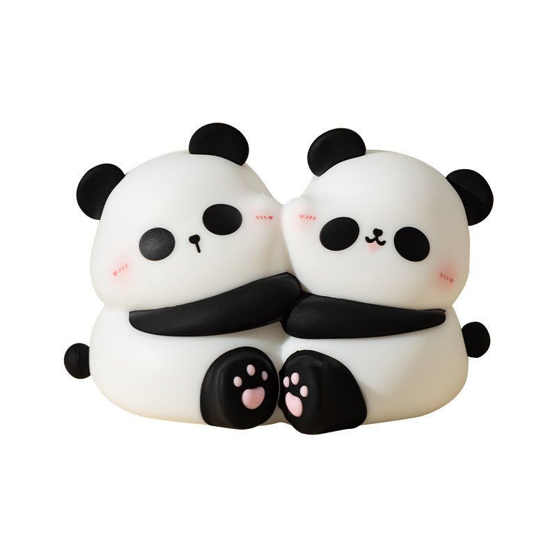 Panda Hug Small Night Lamp LED Desktop Decoration