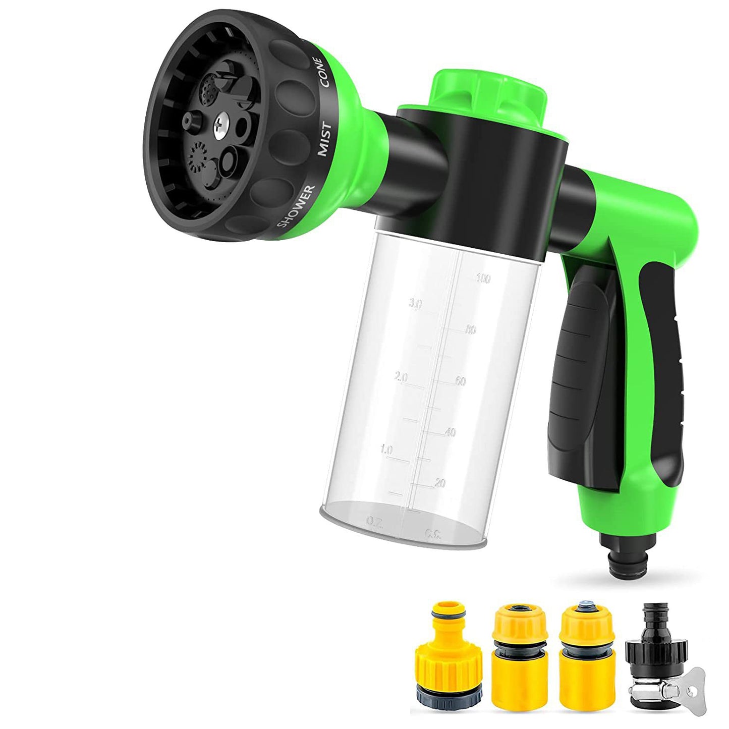 High-Pressure Shower Sprayer For Watering Flowers, Car Washing, Pet Bathing