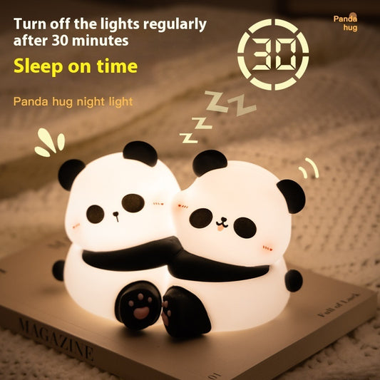 Panda Hug Small Night Lamp LED Desktop Decoration